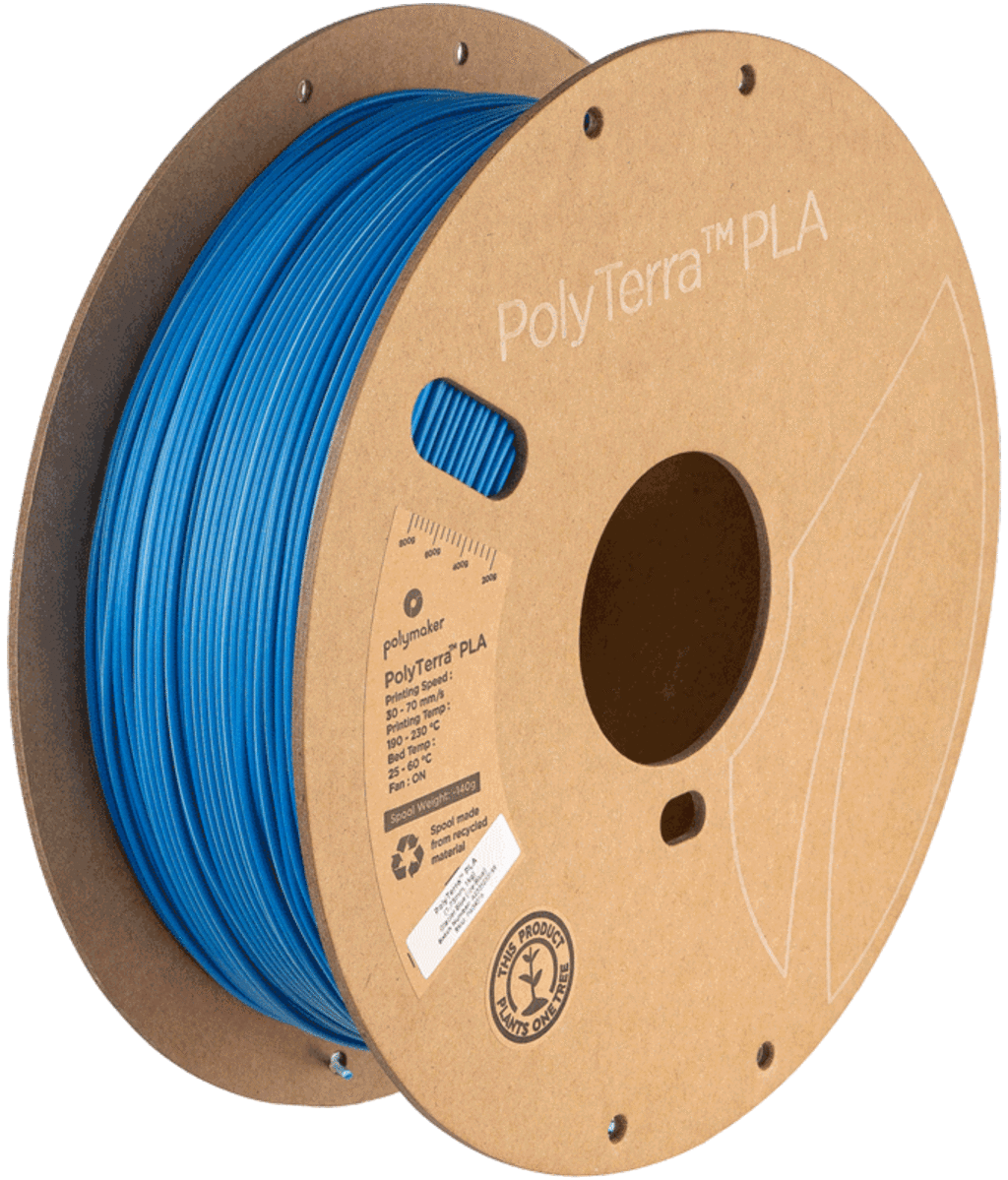 Polymaker – PolyTerra PLA Dual Glacier Blue Ice-Blue – 1,75 mm – 1 kg