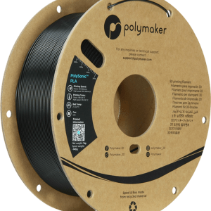 Polymaker – PolySonic PLA Black – 1,75 mm – 1 kg Polymaker – PolySonic PLA Black – 1,75 mm – 1 kg