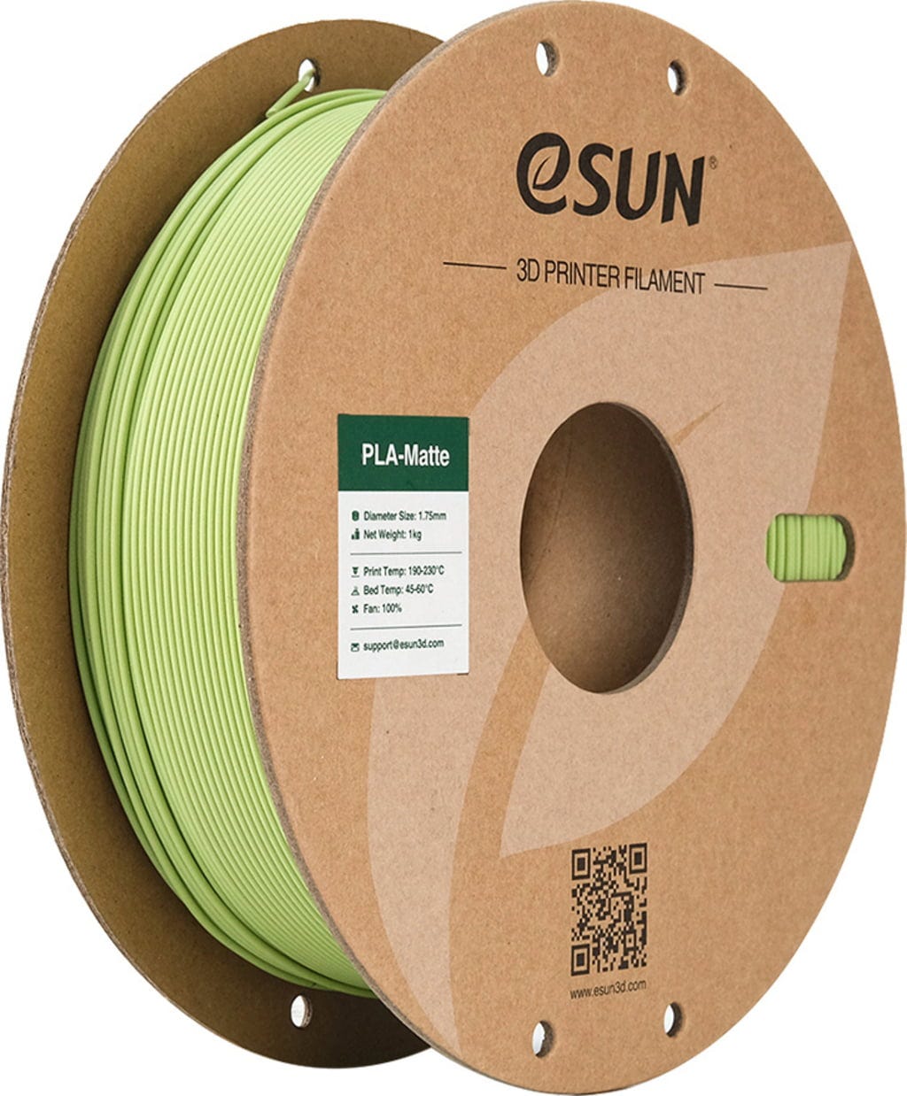 eSUN – PLA-Matte Matcha Green – 1,75 mm – 1,0 kg