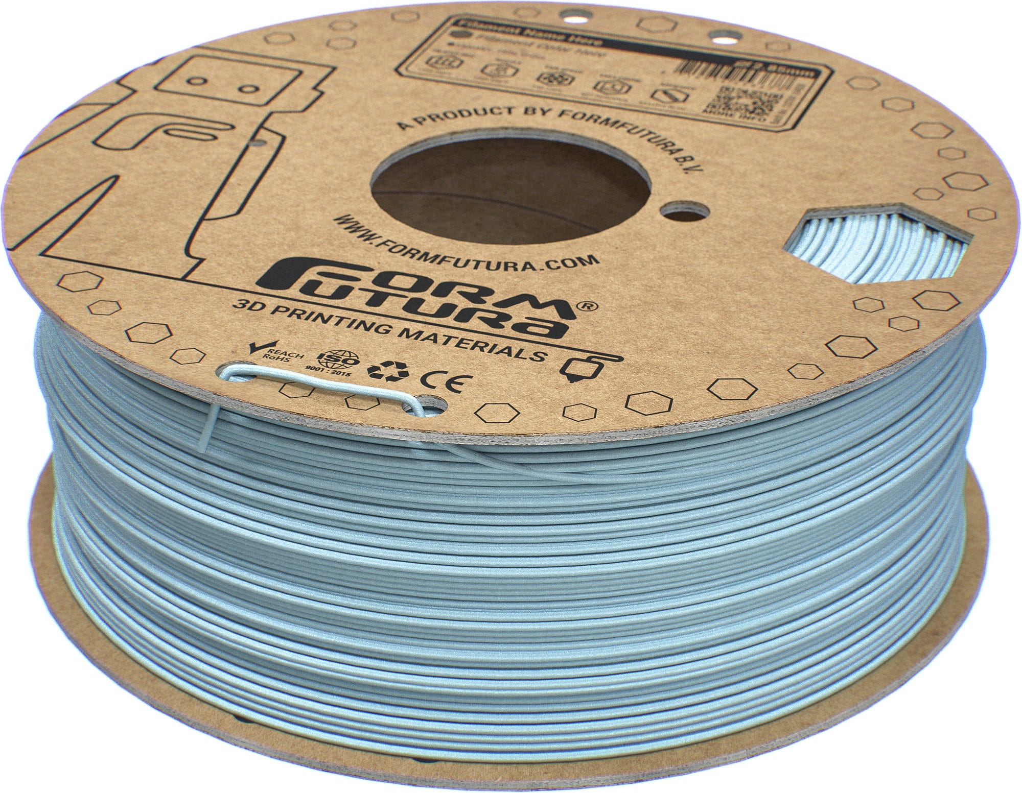 FormFutura – EasyFil Mattes Polarblau PLA – 1,75 mm – 1 kg