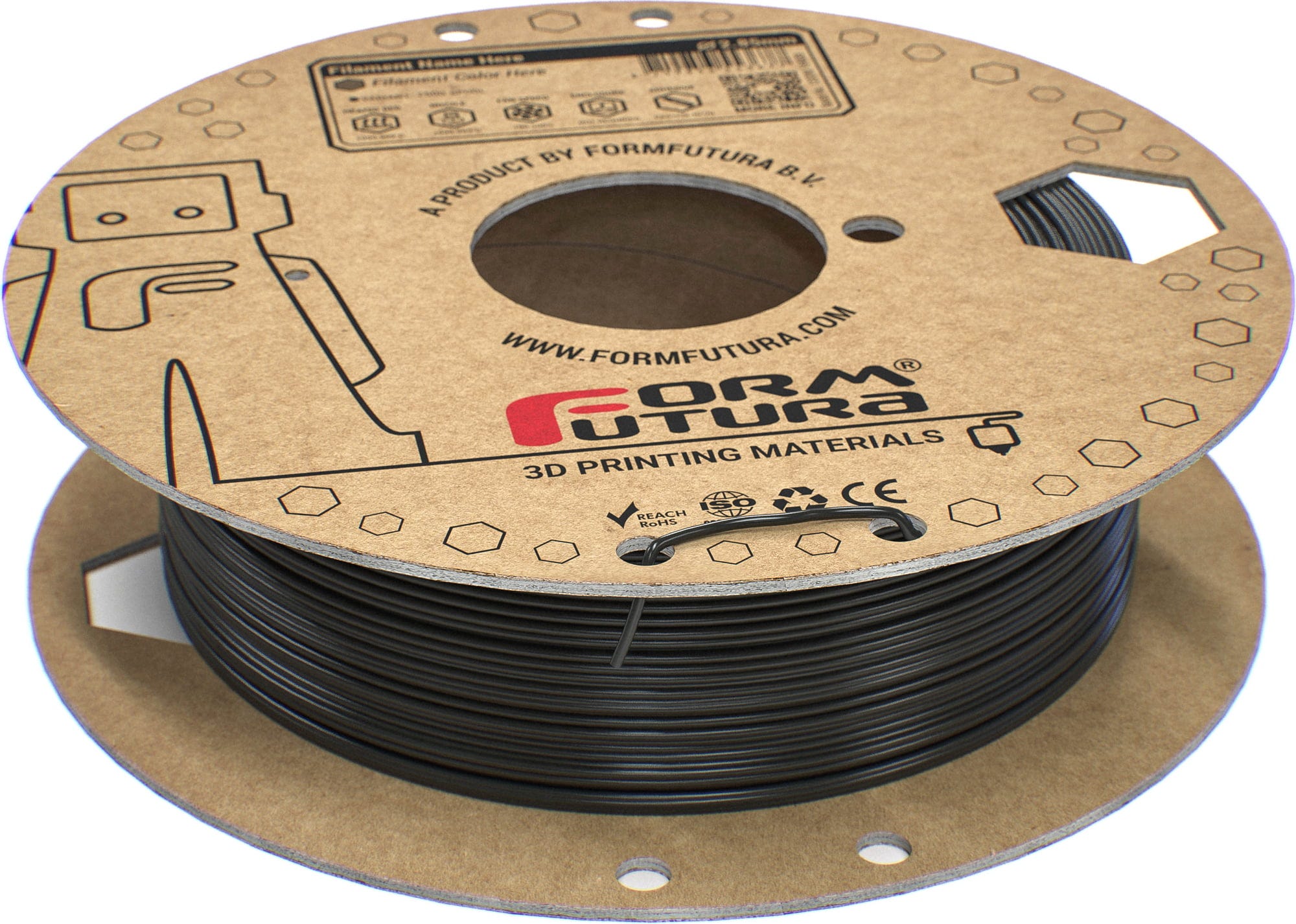 FormFutura – Python Flex TPU Schwarz – 1,75 mm – 0.5 kg