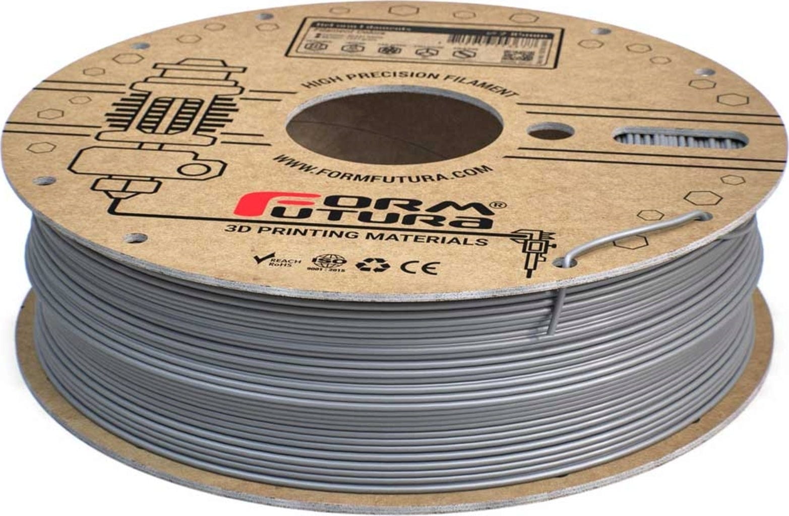 FormFutura – High Precision PET White Aluminium – 1,75 mm – 0.75 kg