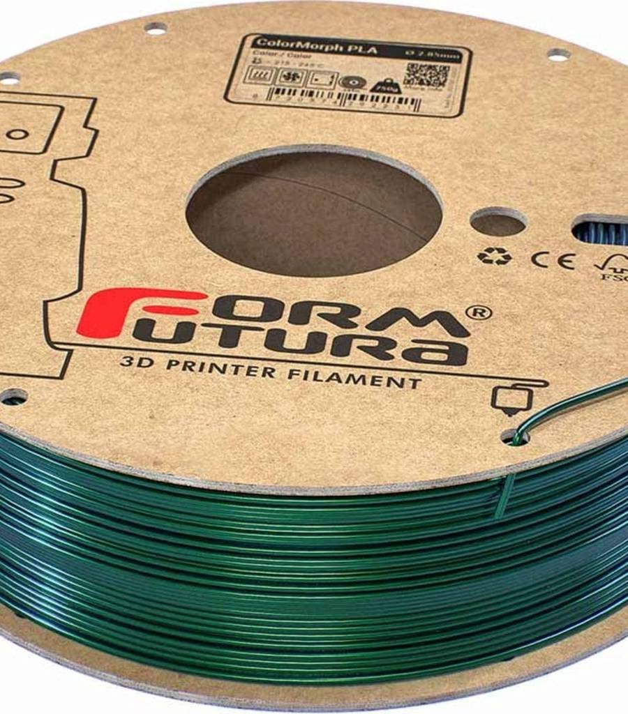FormFutura – Hochglanz PLA Farbwechsel Blau & Grün – 1,75 mm – 0.75 kg