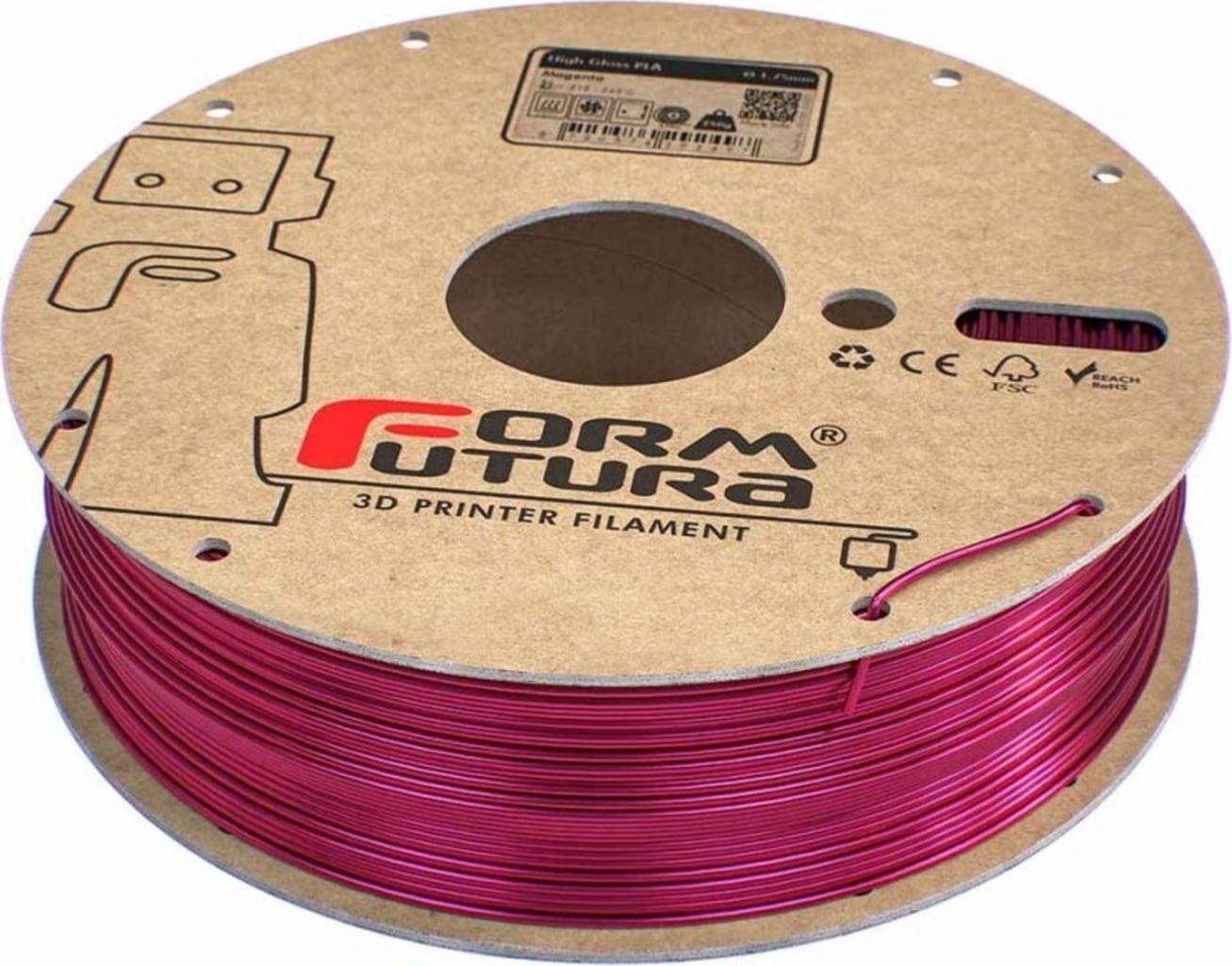 FormFutura – High Gloss PLA Magenta – 1,75 mm – 0,75 kg
