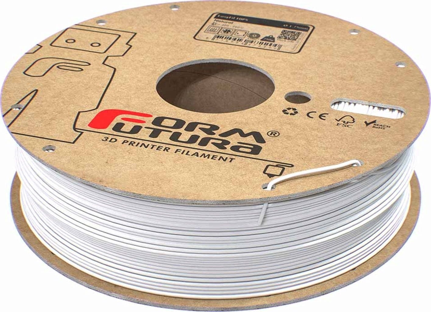 FormFutura – EasyFil HIPS Natural – 1,75 mm – 0,75 kg