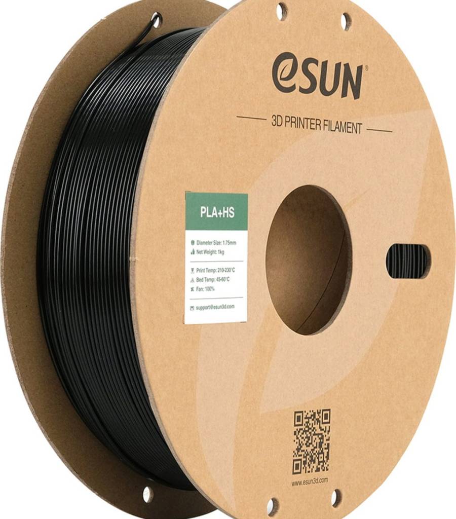 eSUN – PLA+ Schnell Schwarz – 1,75 mm – 1 kg
