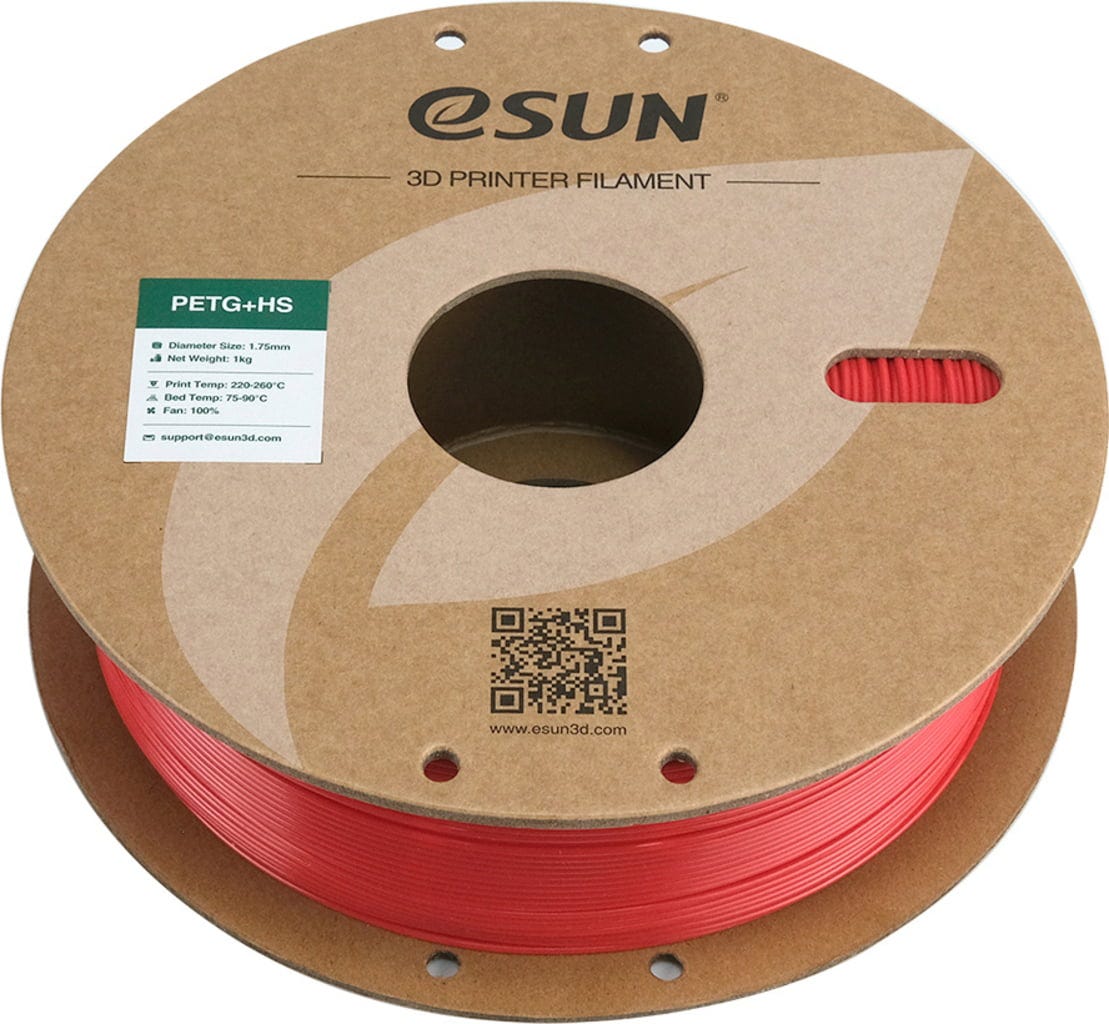 eSUN – PETG+HS Red – 1.75 mm – 1 kg