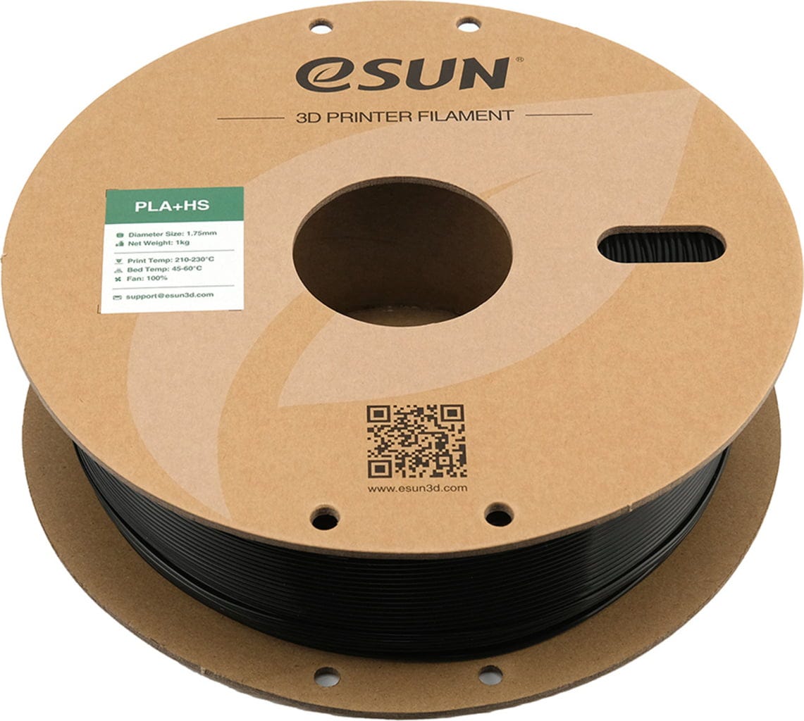 eSUN – PLA+ Schnell Schwarz – 1,75 mm – 1 kg