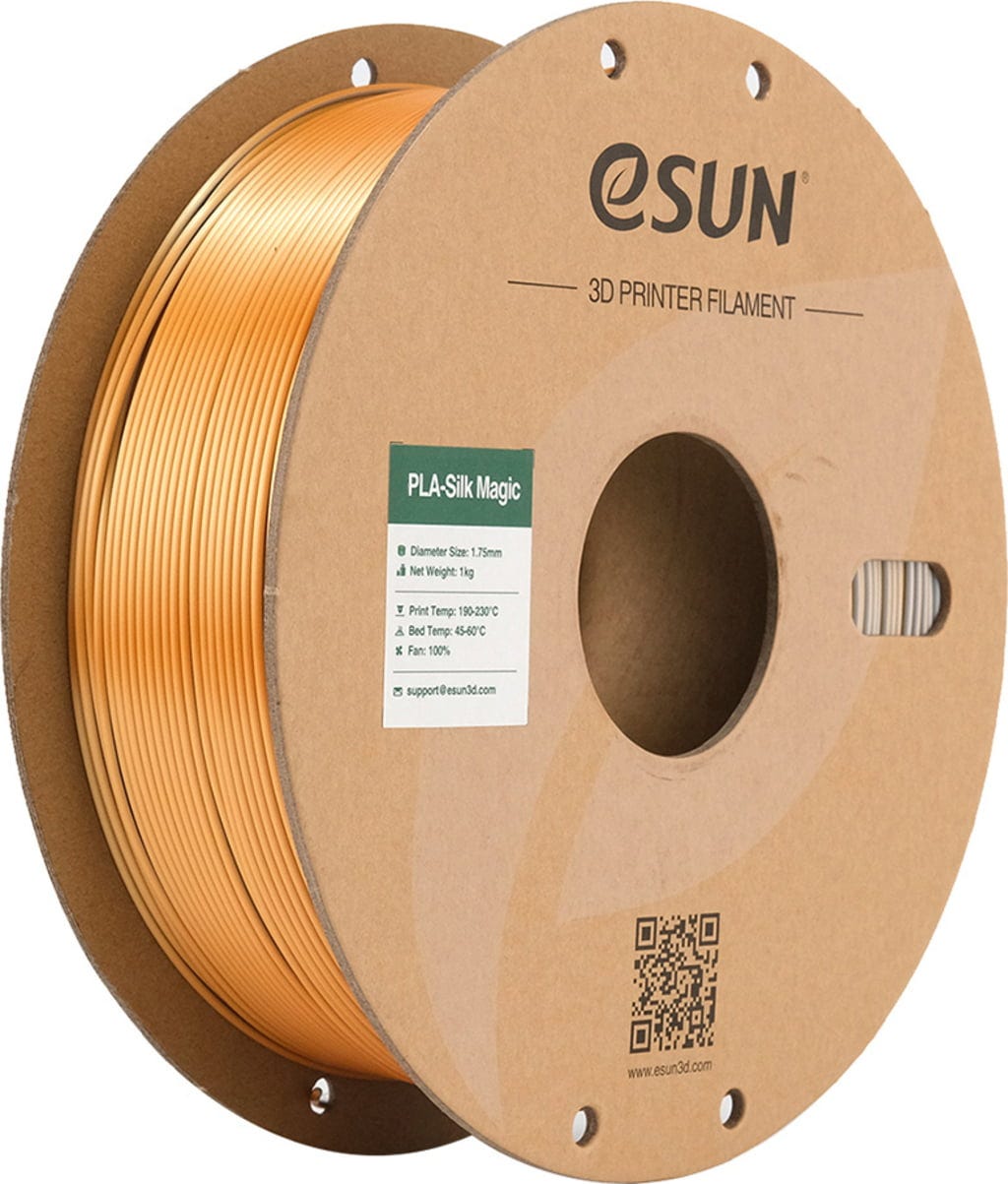 eSUN – Seidenfilament Magic Gold Silber – 1,75 mm – 1,0 kg