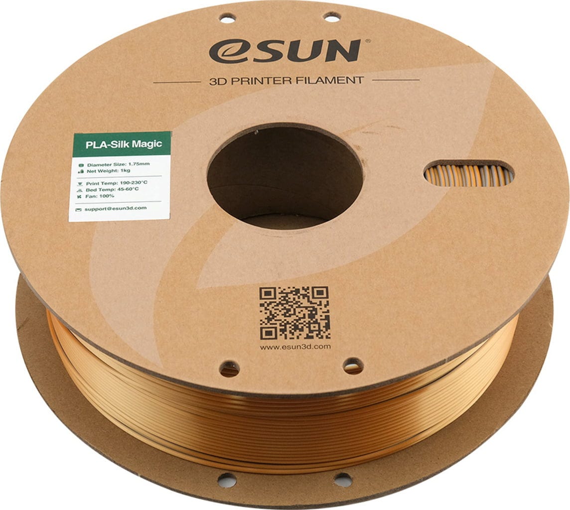 eSUN – Seidenfilament Magic Gold Silber – 1,75 mm – 1,0 kg