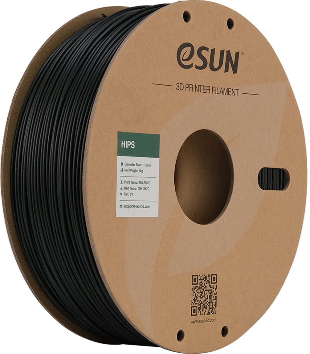 eSUN – HIPS Schwarz – 1,75 mm – 1 kg