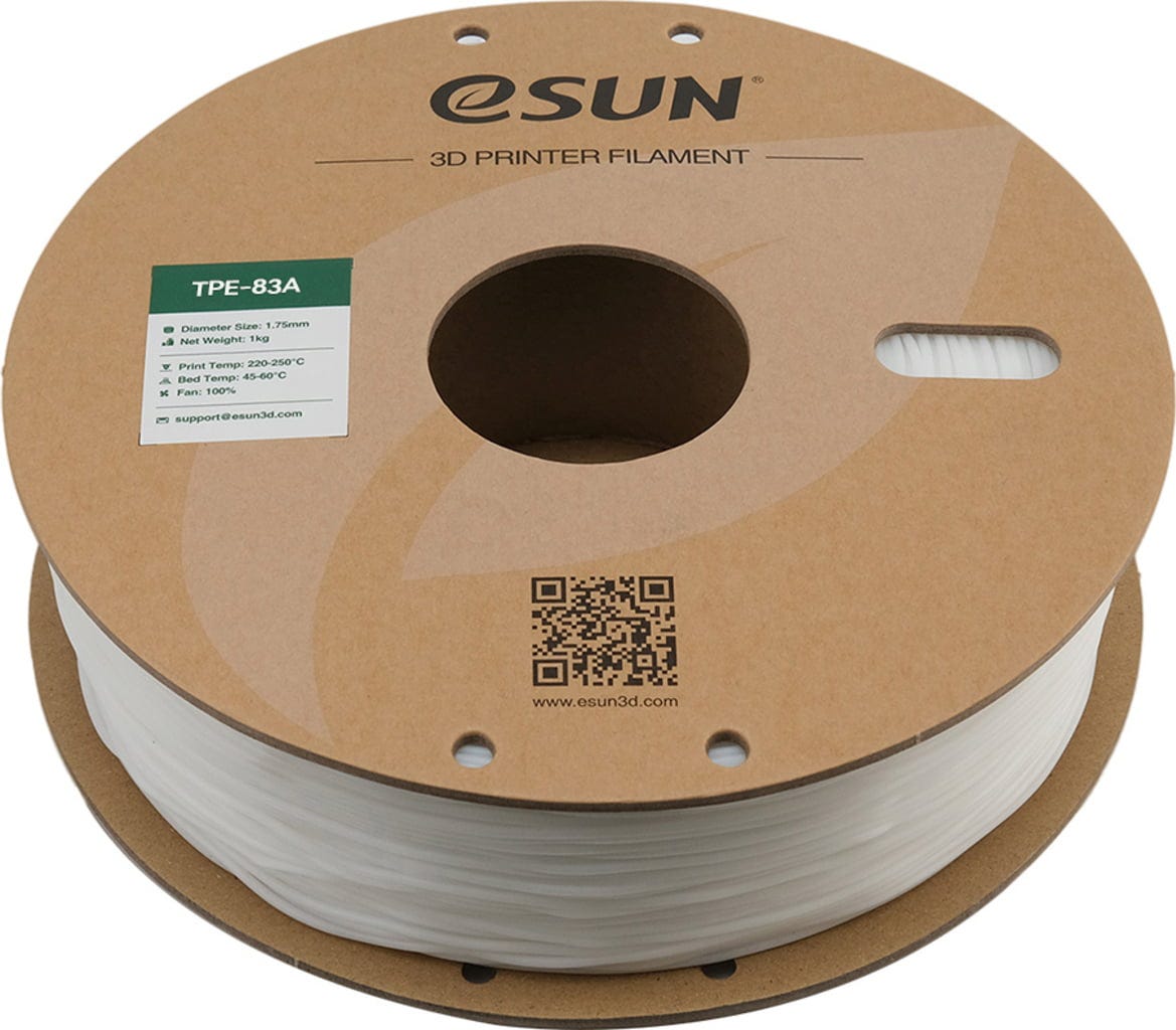 eSUN – TPE-83A White – 1,75 mm – 1 kg