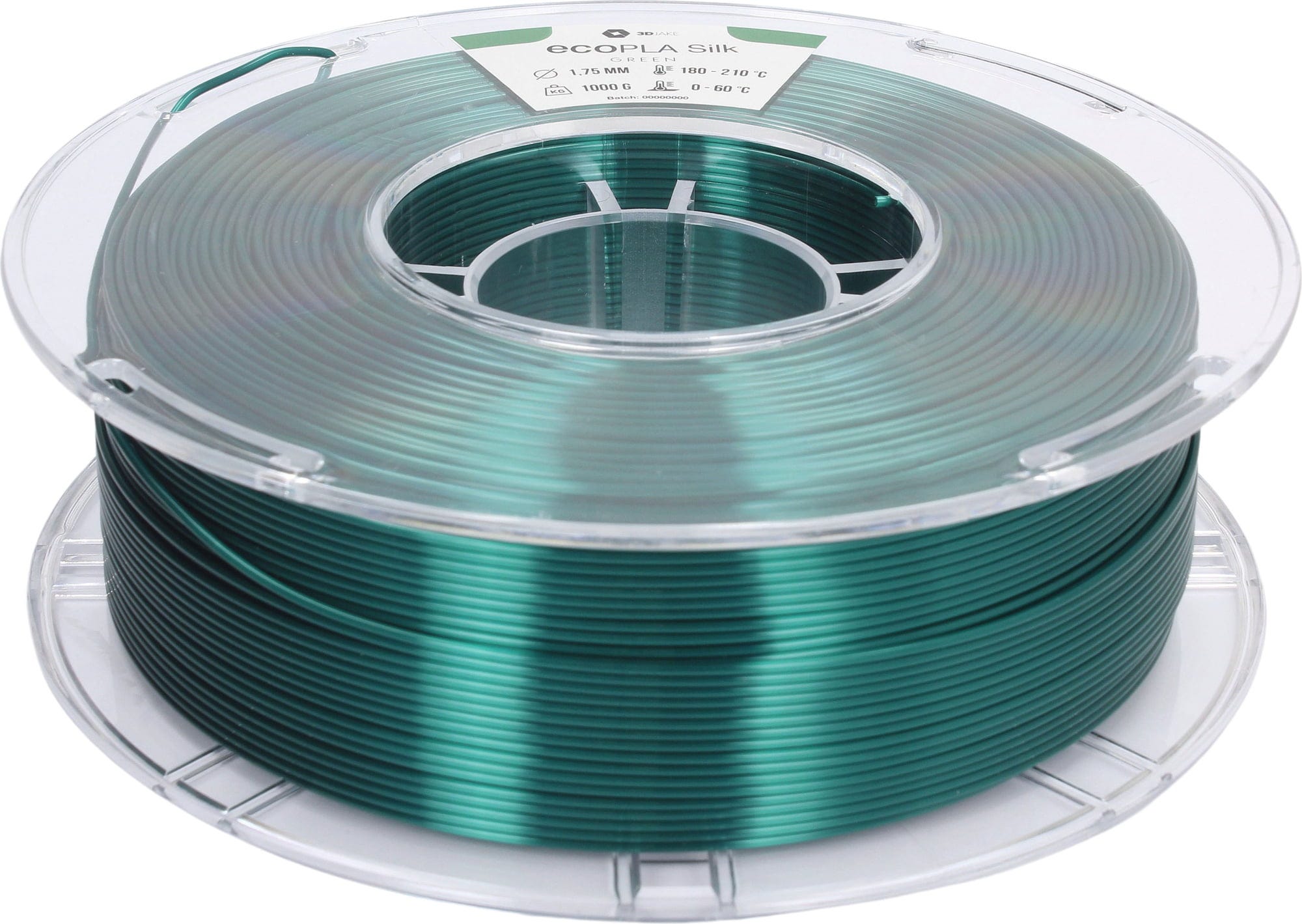 3DJAKE – ecoPLA Silk Grün – 1,75 mm – 1 kg