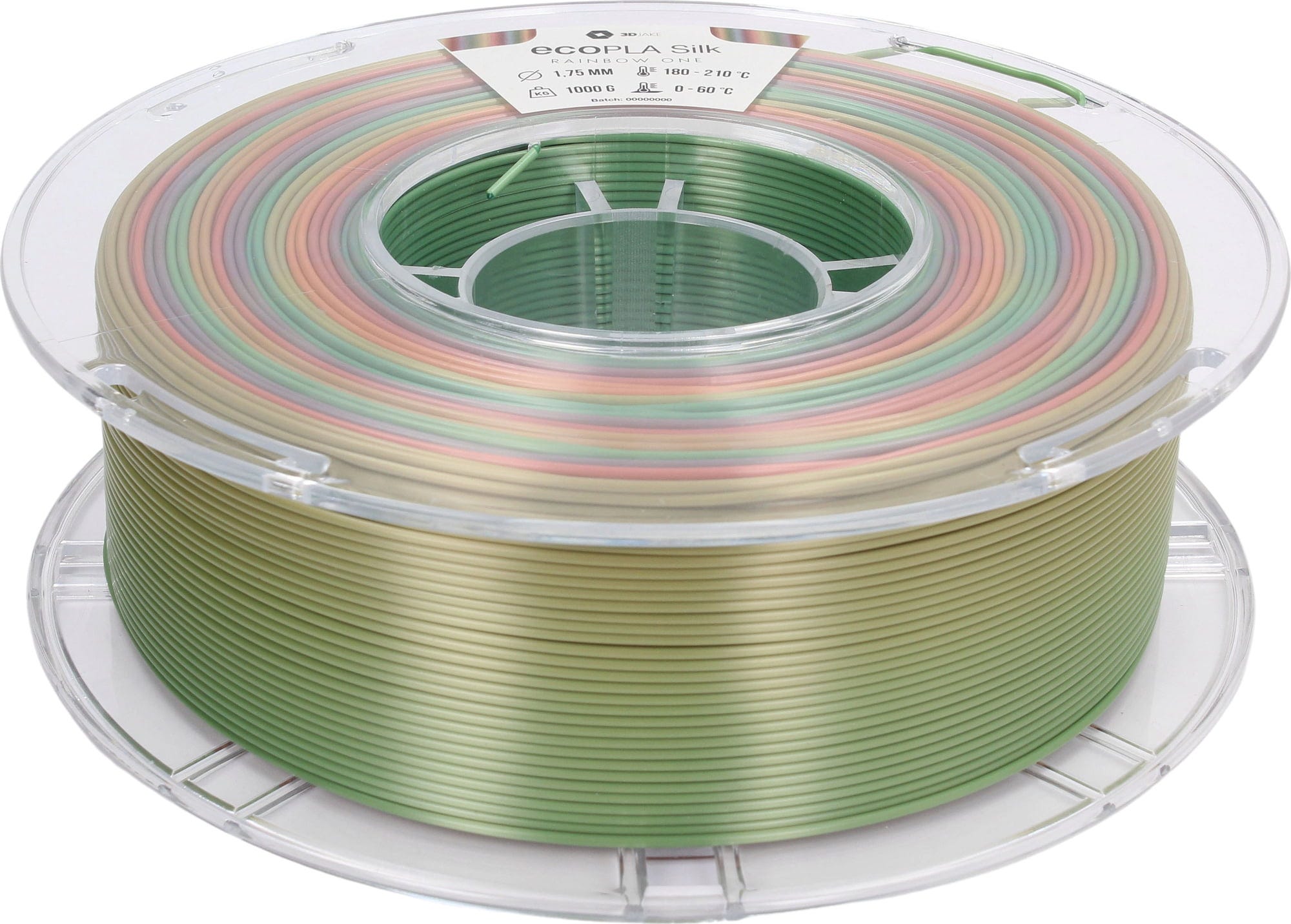 3DJAKE – ecoPLA Silk Rainbow Lollipop – 1,75 mm – 1 kg