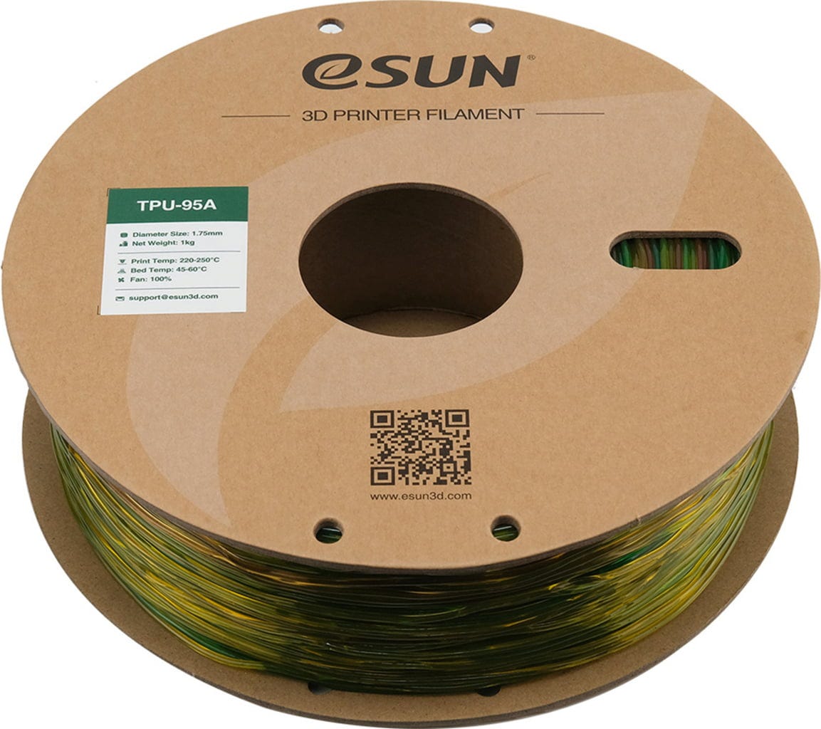 eSUN – Flexibles Filament Regenbogen – 1,75 mm – 1 kg