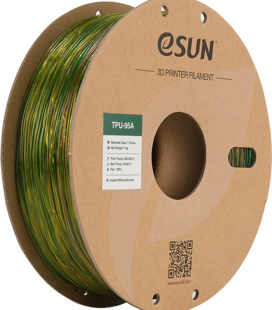 eSUN – Flexibles Filament Regenbogen – 1,75 mm – 1 kg