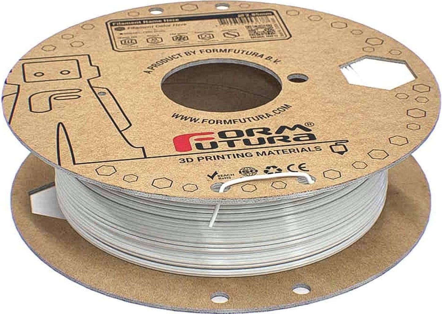 FormFutura – FlexiFil Weiß – 1,75 mm – 0,5 kg