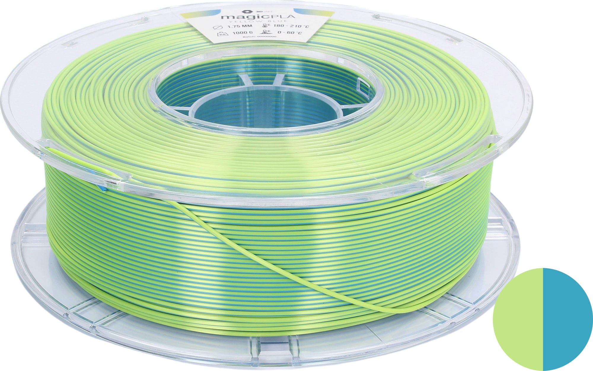 3DJAKE – magicPLA Lemon Gras – 1,75 mm – 1,0 kg