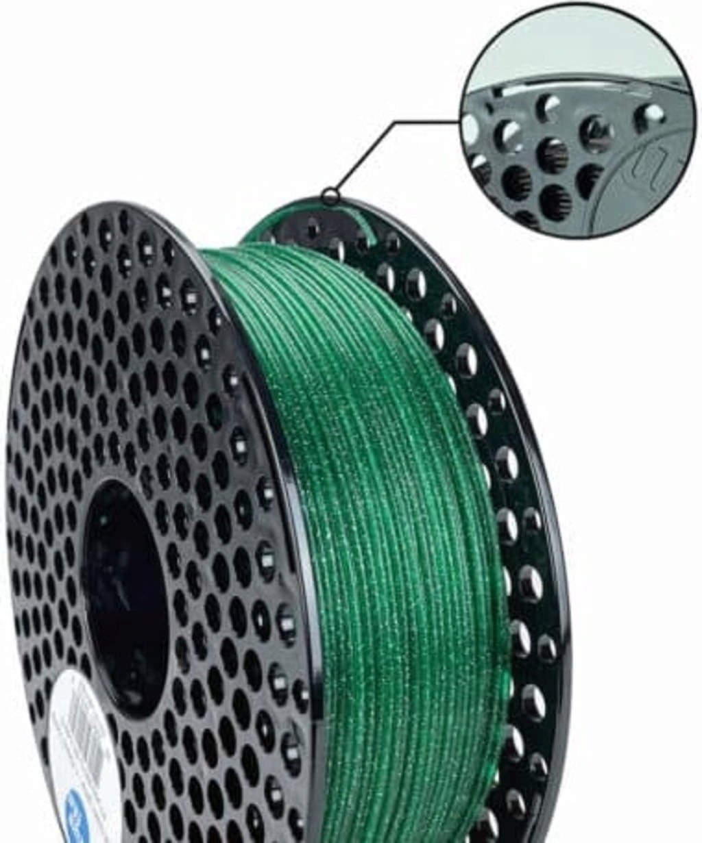 AzureFilm PLA Glitter Green – 1,75 mm / 1000 g