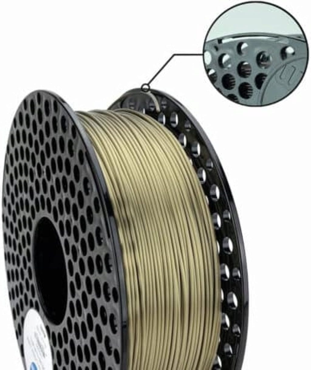 AzureFilm – PLA Silk Olive Gold – 1,75 mm – 1 kg