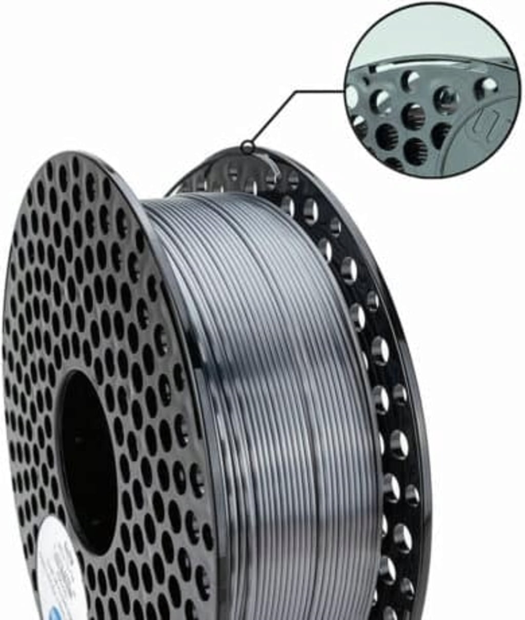 AzureFilm – PLA Silk Graphite Grey – 1,75 mm – 1,0 kg