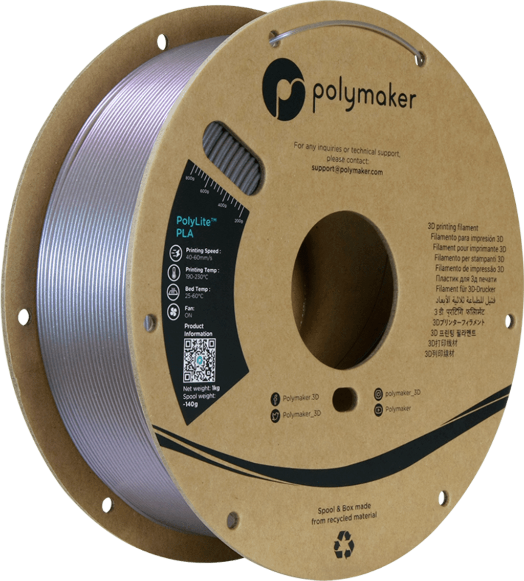 Polymaker – PolyLite PLA Starlight Mercury – 1,75 mm – 1 kg