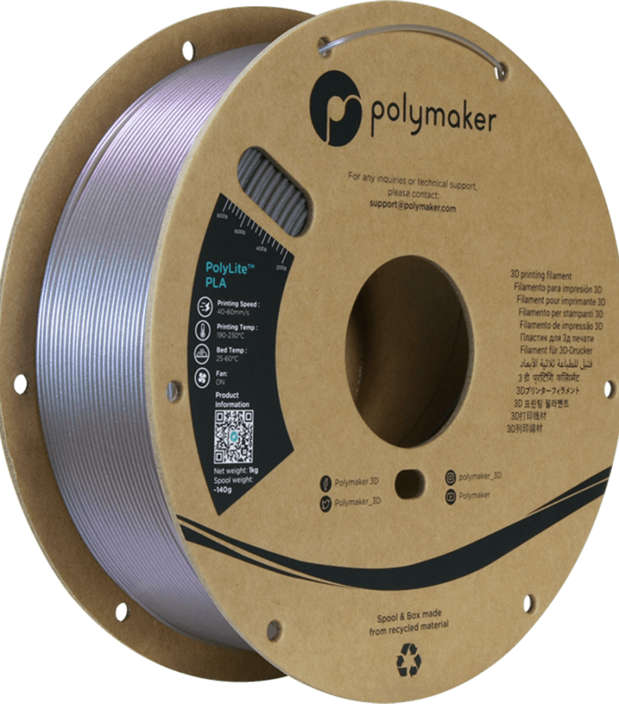 Polymaker – PolyLite PLA Starlight Mercury – 1,75 mm – 1 kg