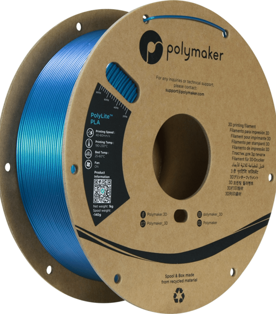 Polymaker – PolyLite PLA Starlight Neptune – 1,75 mm – 1.0 kg