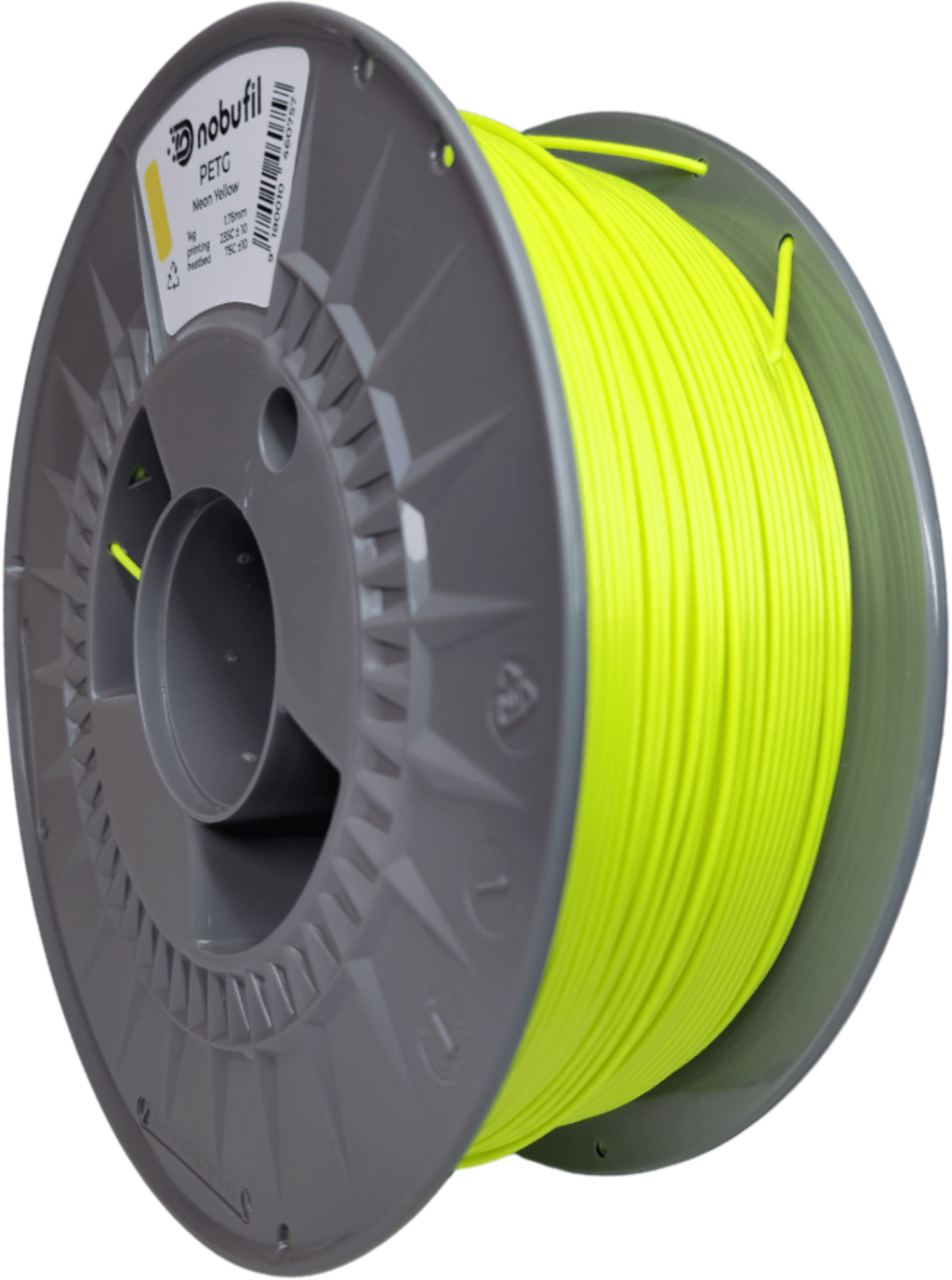 Nobufil – PETG Neon Yellow – 1,75 mm – 1 kg
