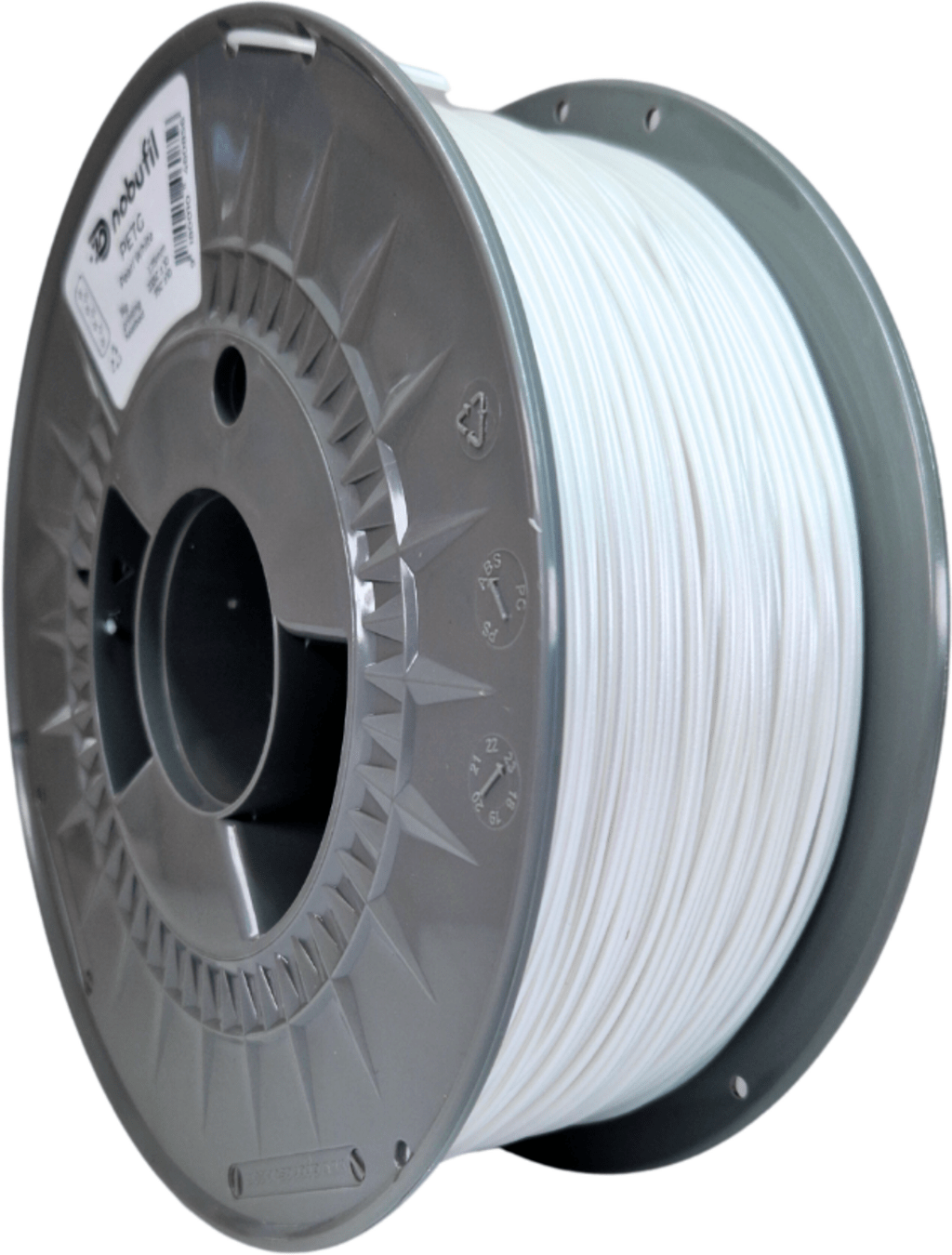 Nobufil – PETG Pearl White – 1,75 mm – 1 kg