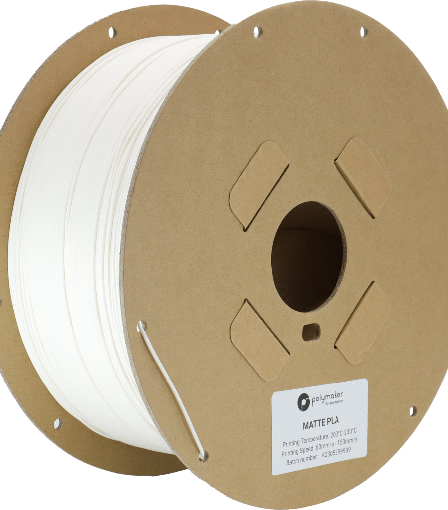 Polymaker – Mattes PLA Weiß – 1,75 mm – 2,5 kg
