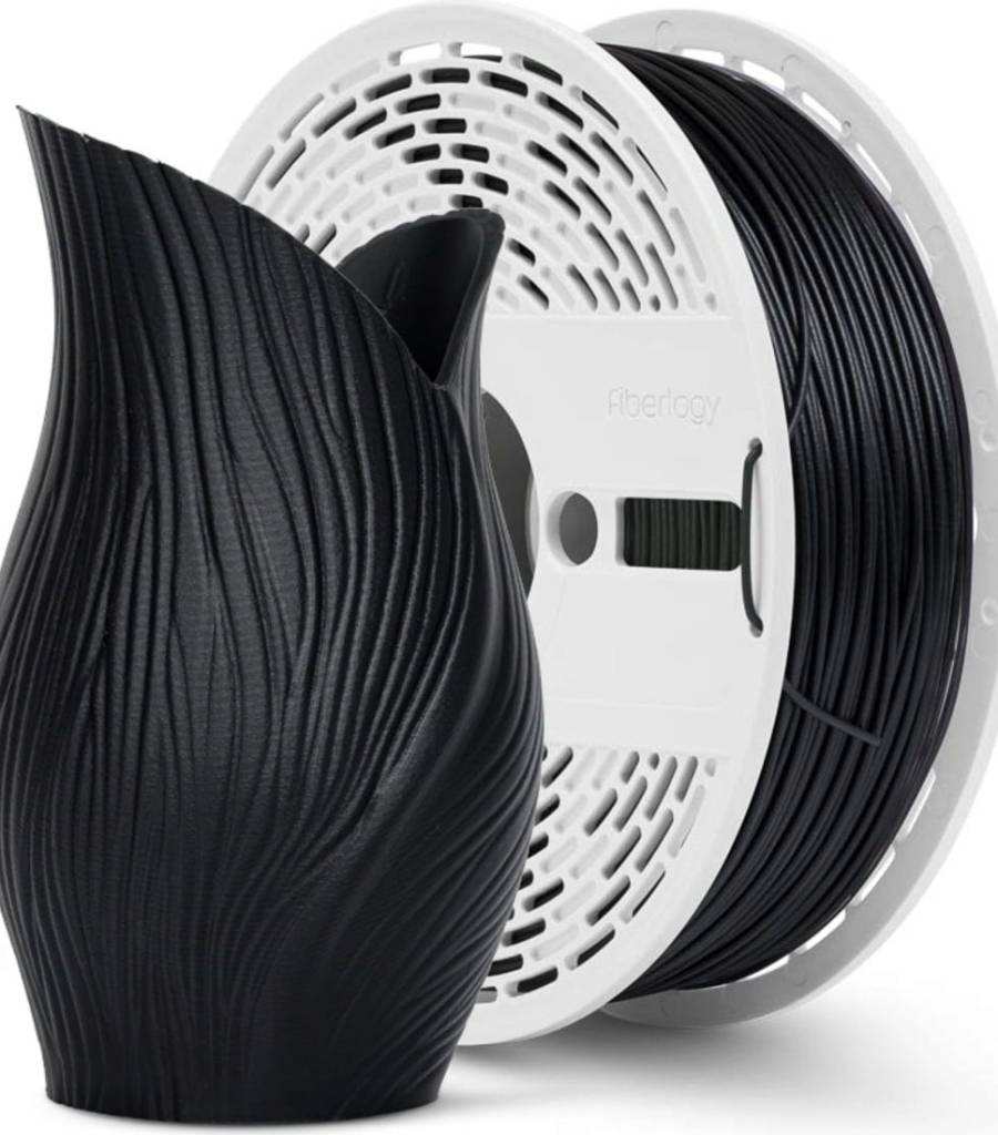 Fiberlogy – Matte PET-G Black – 1,75 mm – 0,85 kg