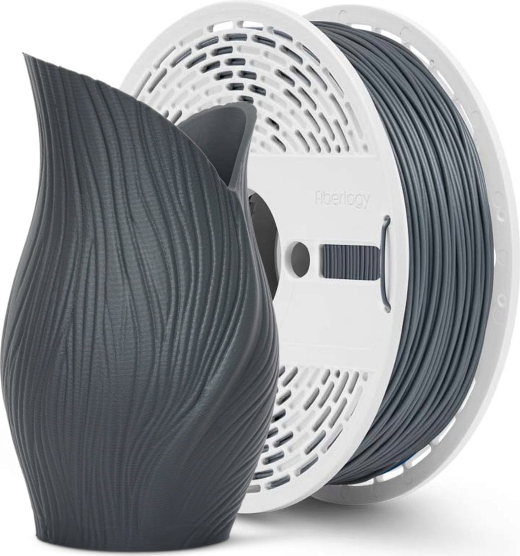 Fiberlogy – Matte PET-G Graphite – 1,75 mm – 0.85 kg