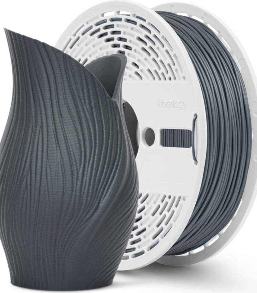 Fiberlogy – Matte PET-G Graphite – 1,75 mm – 0.85 kg