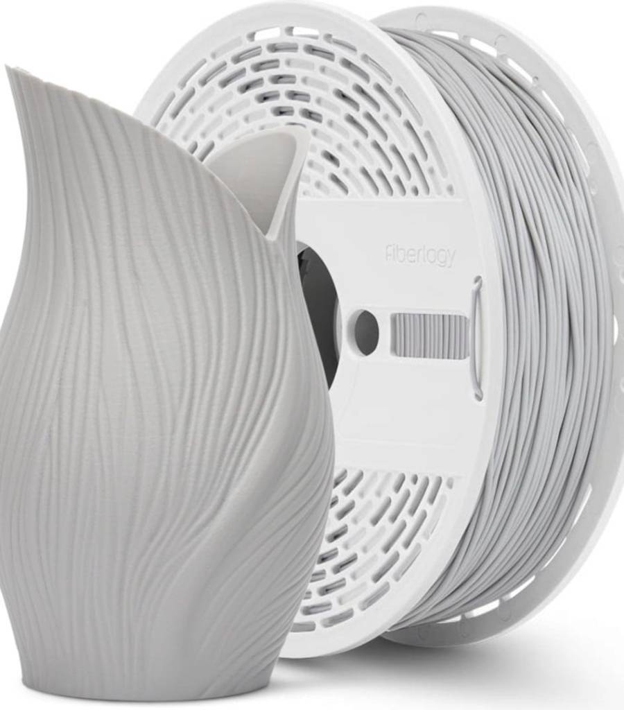 Fiberlogy – Mattes PET-G Grau – 1,75 mm – 0,85 kg