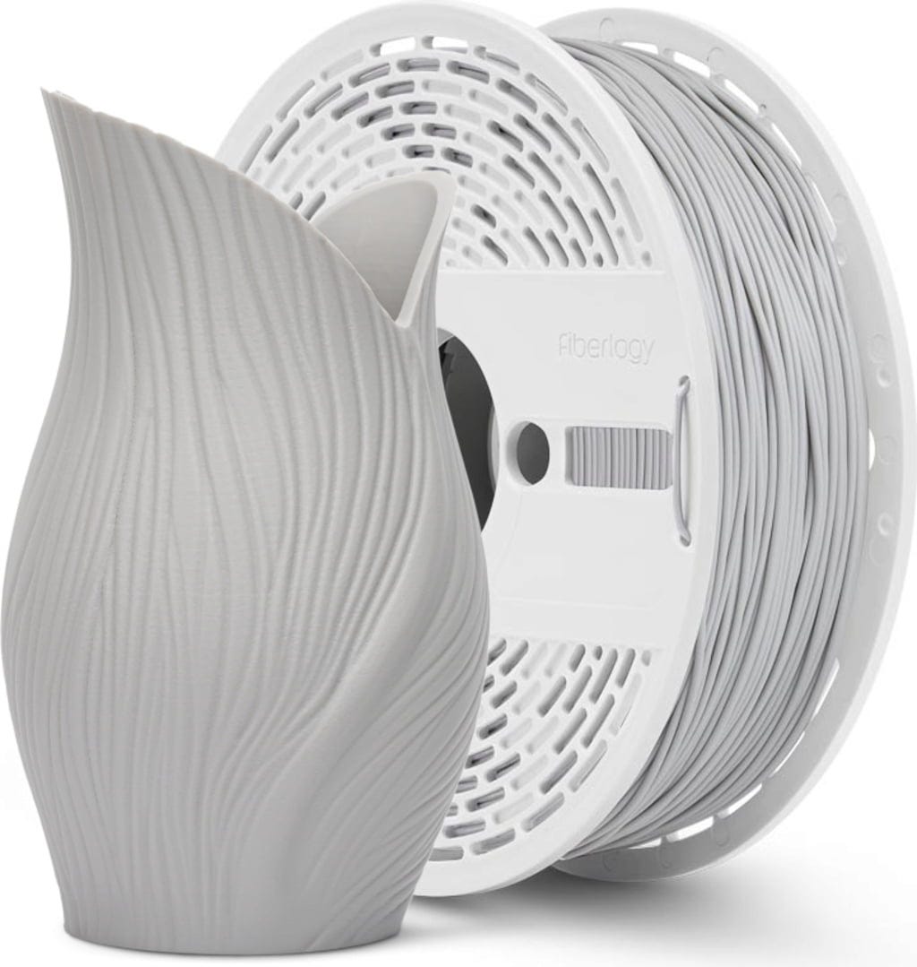 Fiberlogy – Mattes PET-G Grau – 1,75 mm – 0,85 kg