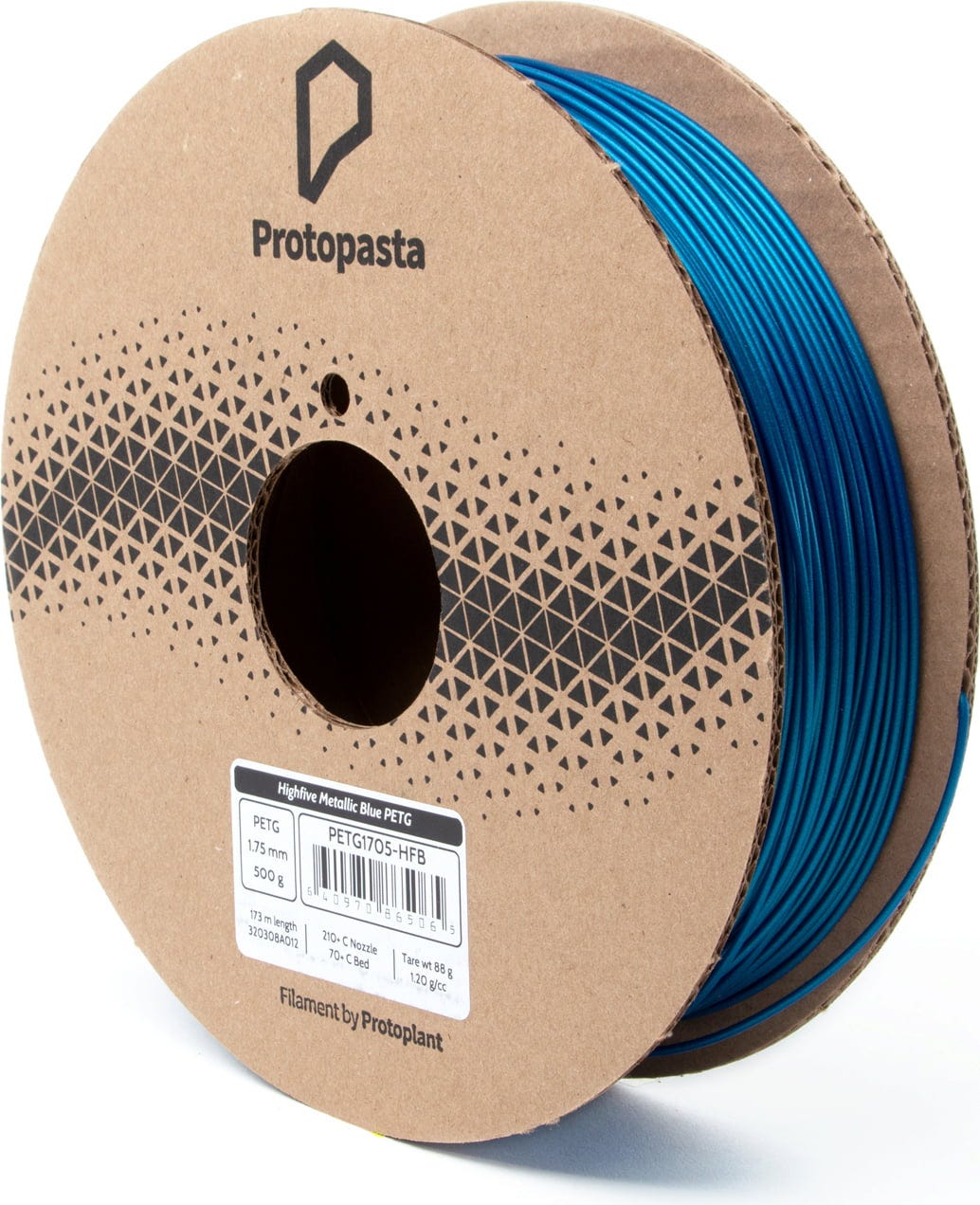 Protopasta – Highfive Blue Metallic PETG – 1,75 mm – 0.5 kg