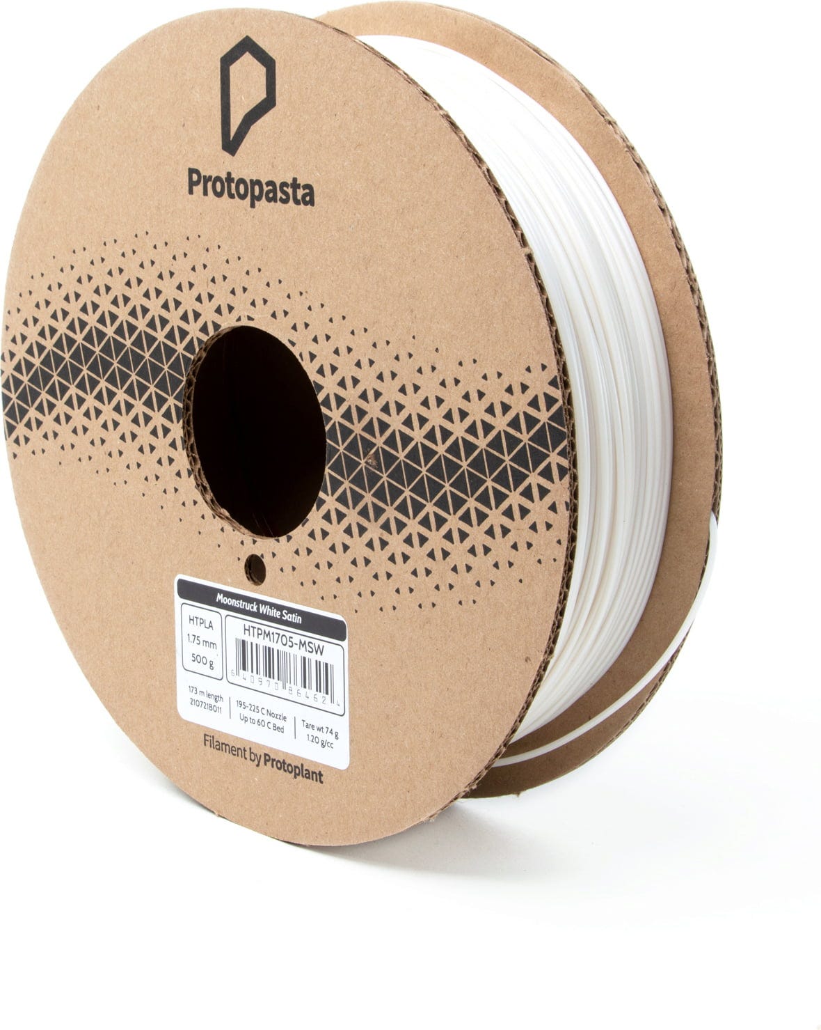 Protopasta – Moonstruck White Satin – 1,75 mm – 0.5 kg