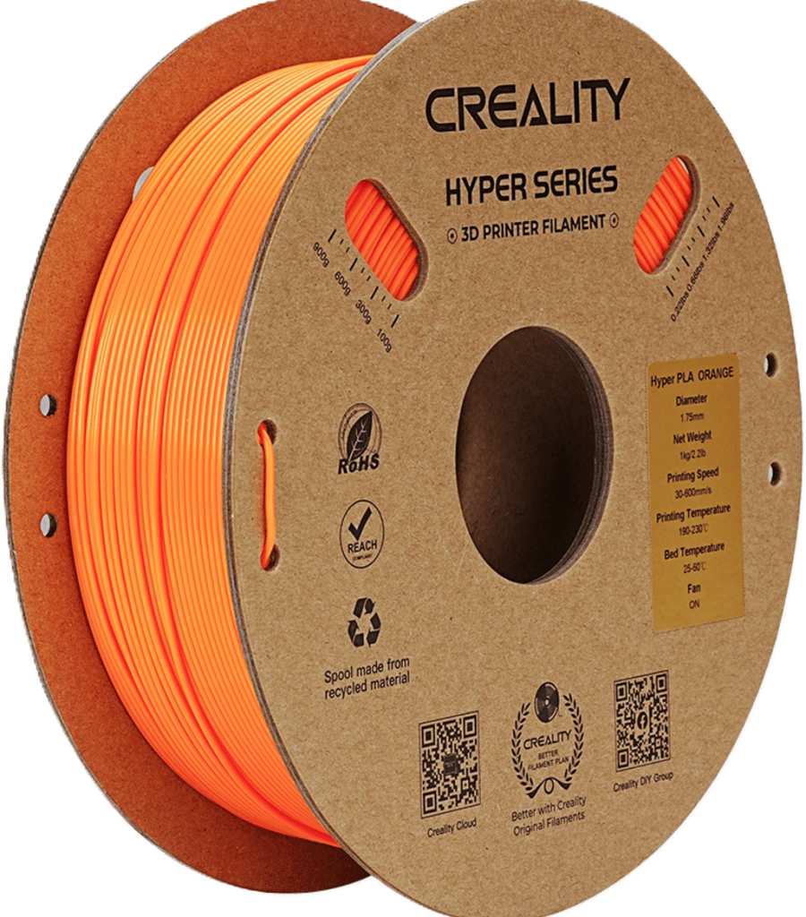 Creality – Hyper PLA Orange – 1,75 mm – 1 kg