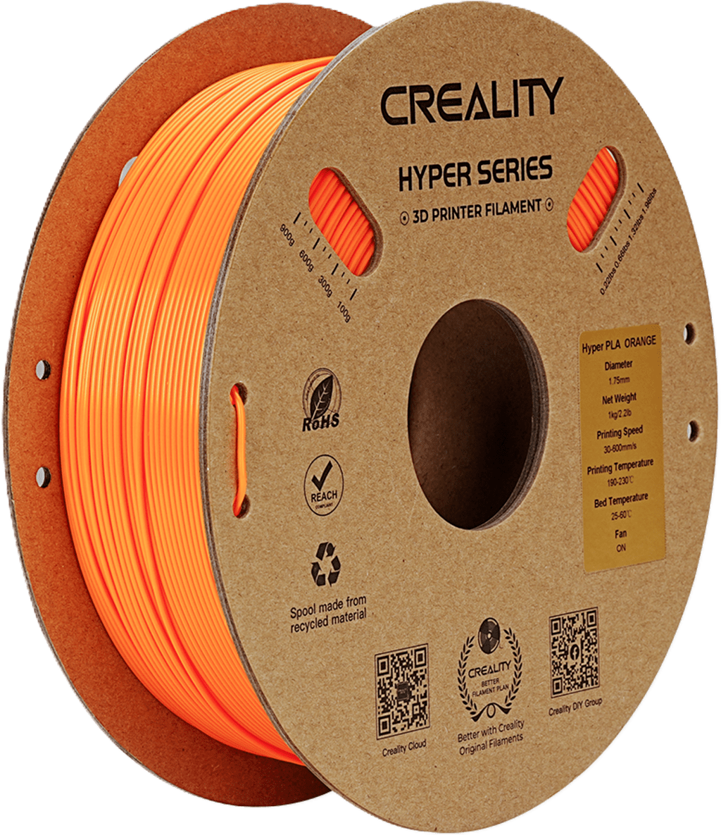 Creality – Hyper PLA Orange – 1,75 mm – 1 kg