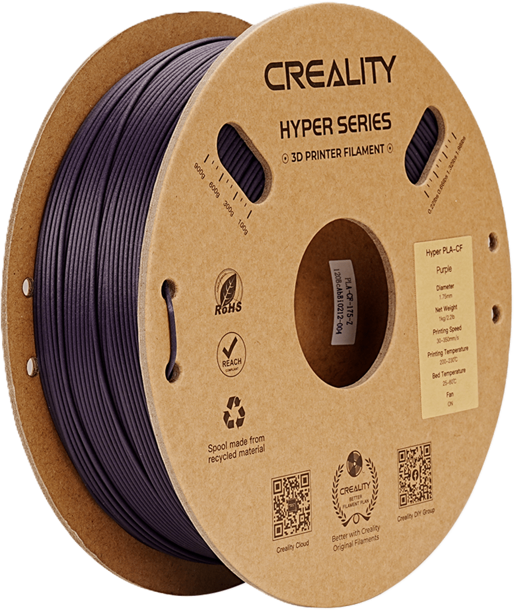 Creality – Hyper PLA-CF Purple – 1,75 mm – 1 kg