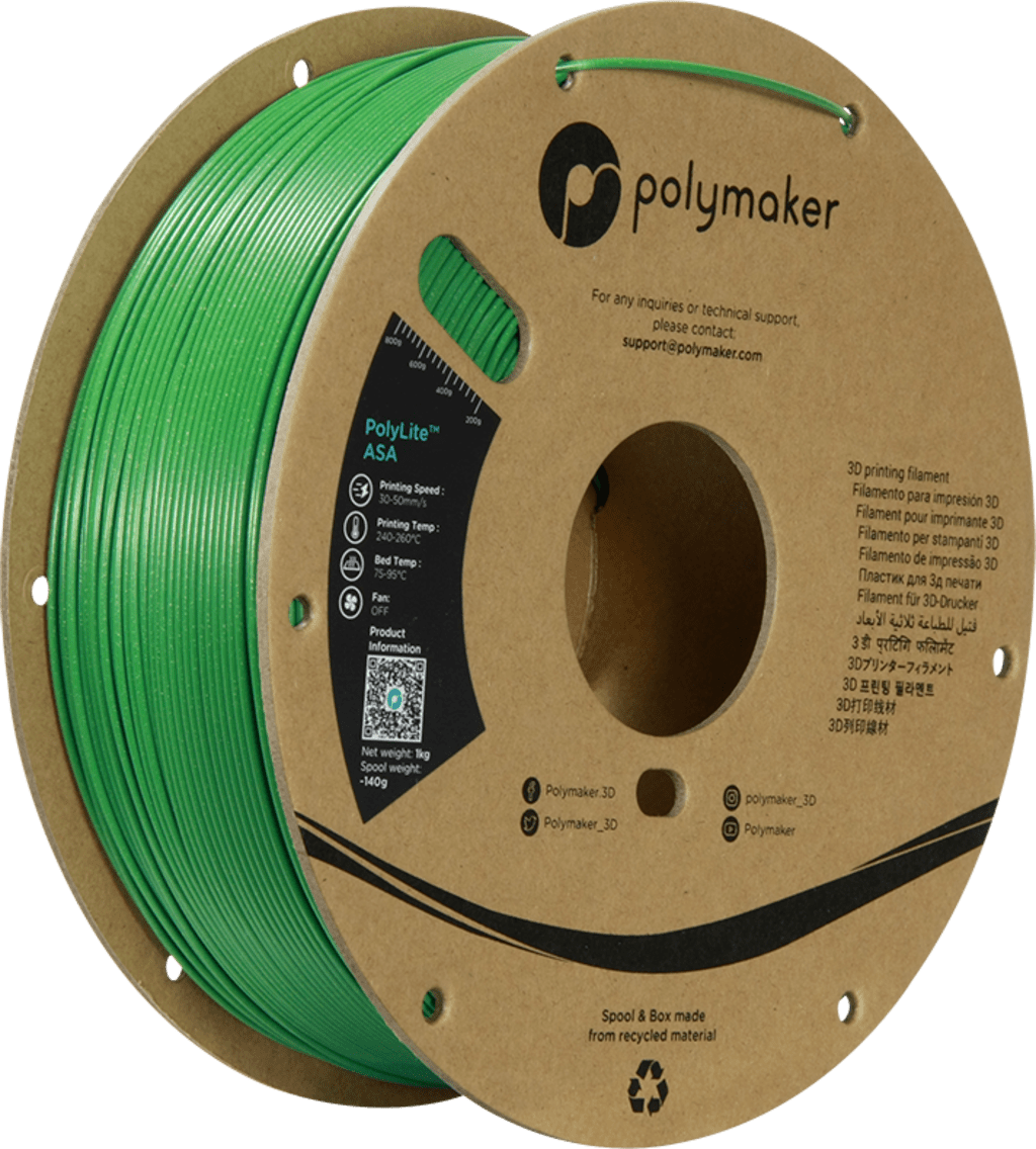 Polymaker – PolyLite ASA Galaxy Green – 1,75 mm – 1 kg