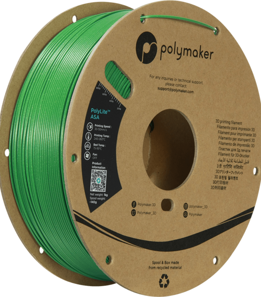 Polymaker – PolyLite ASA Galaxy Green – 1,75 mm – 1 kg