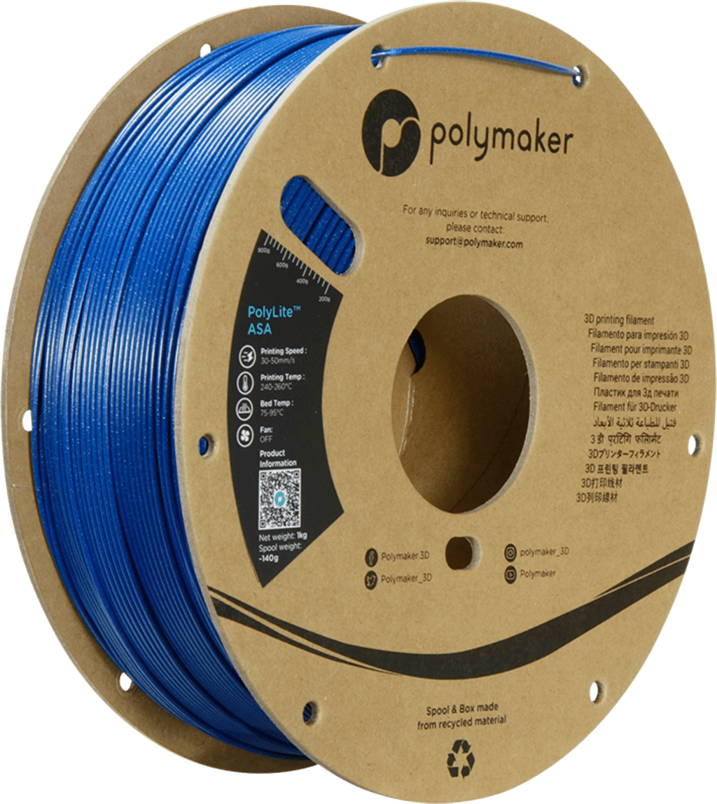 Polymaker – PolyLite ASA Galaxy Blue – 1,75 mm – 1,0 kg