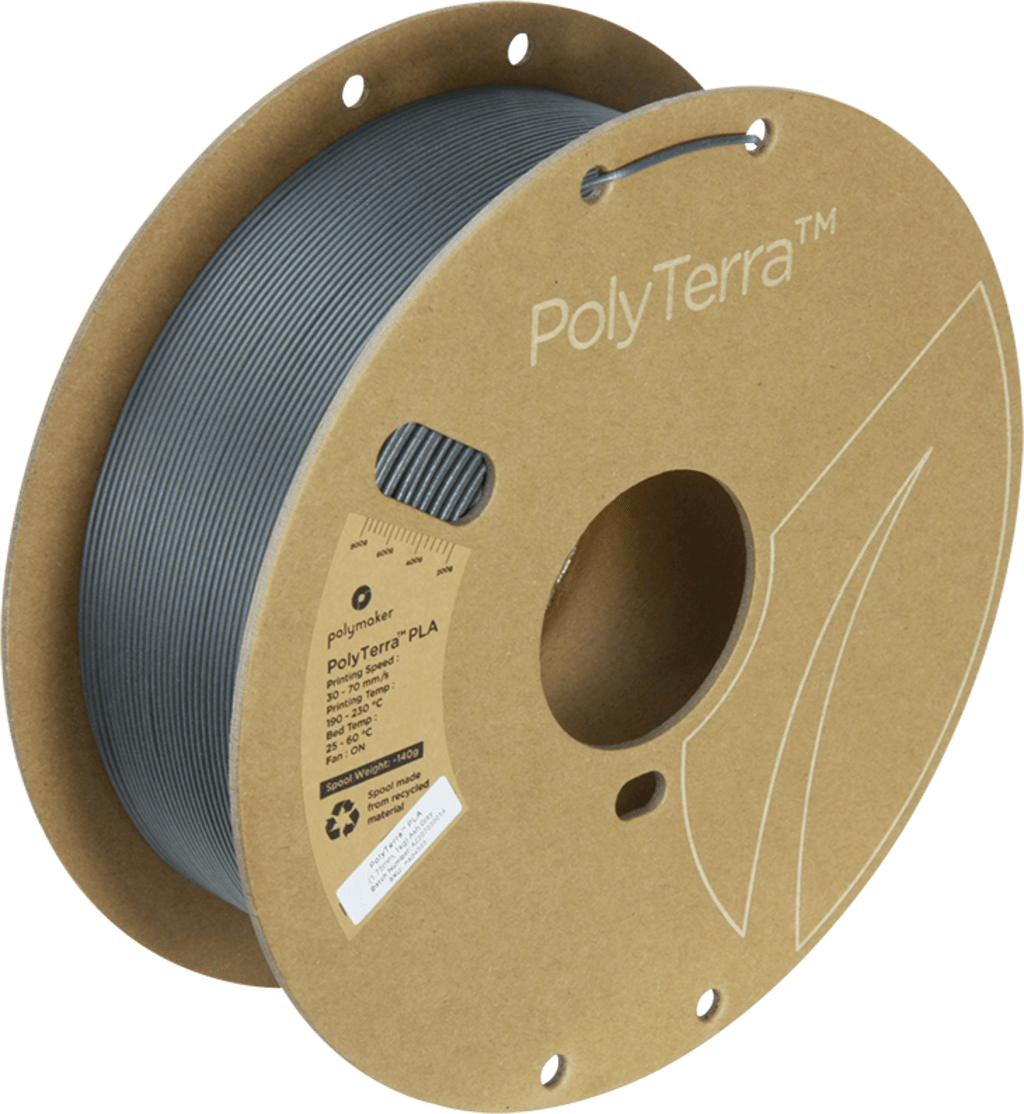 Polymaker – PolyTerra PLA Ash Grey – 1,75 mm – 1 kg