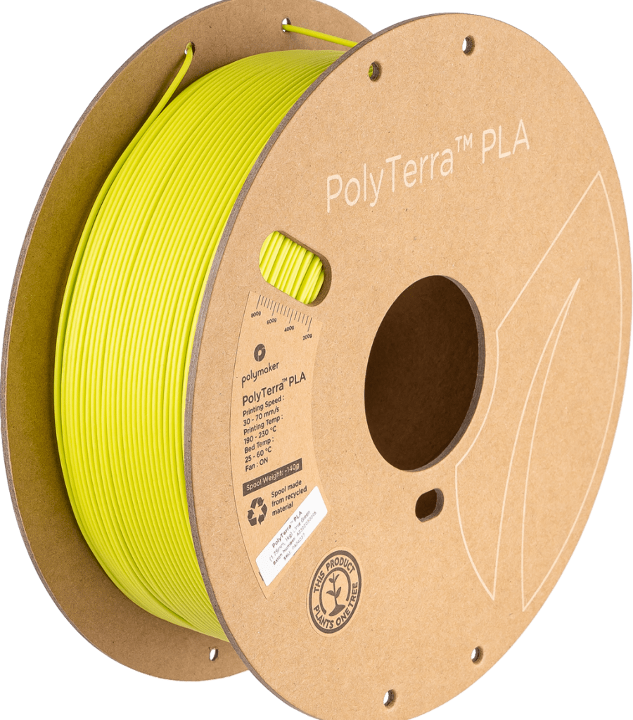 Polymaker – PolyTerra PLA Lime Green – 1,75 mm – 1 kg