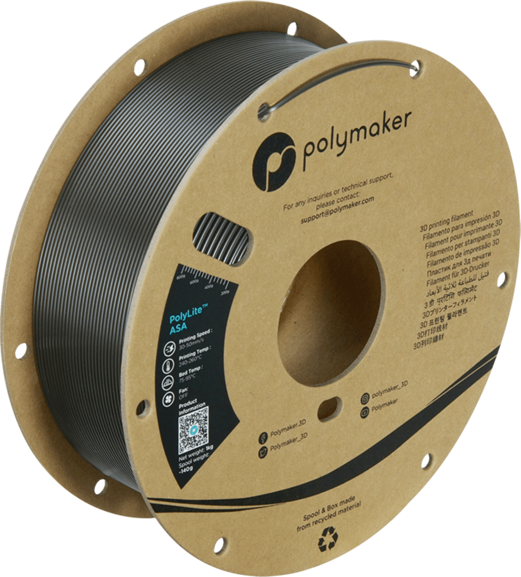 Polymaker – PolyLite ASA Dark Grey Green – 1,75 mm – 1 kg