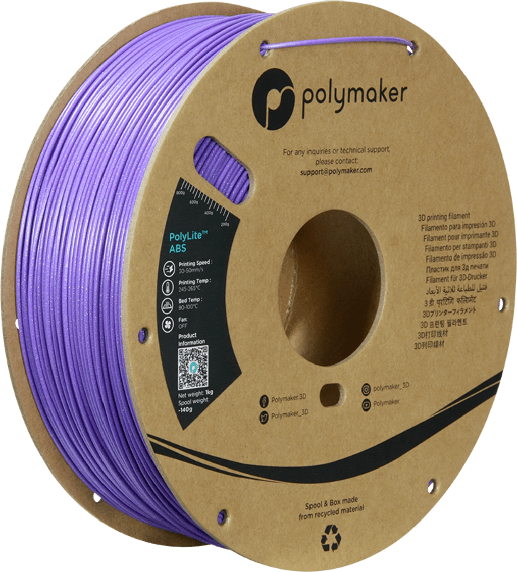 Polymaker – PolyLite ABS Galaxy Purple – 1,75 mm – 1 kg