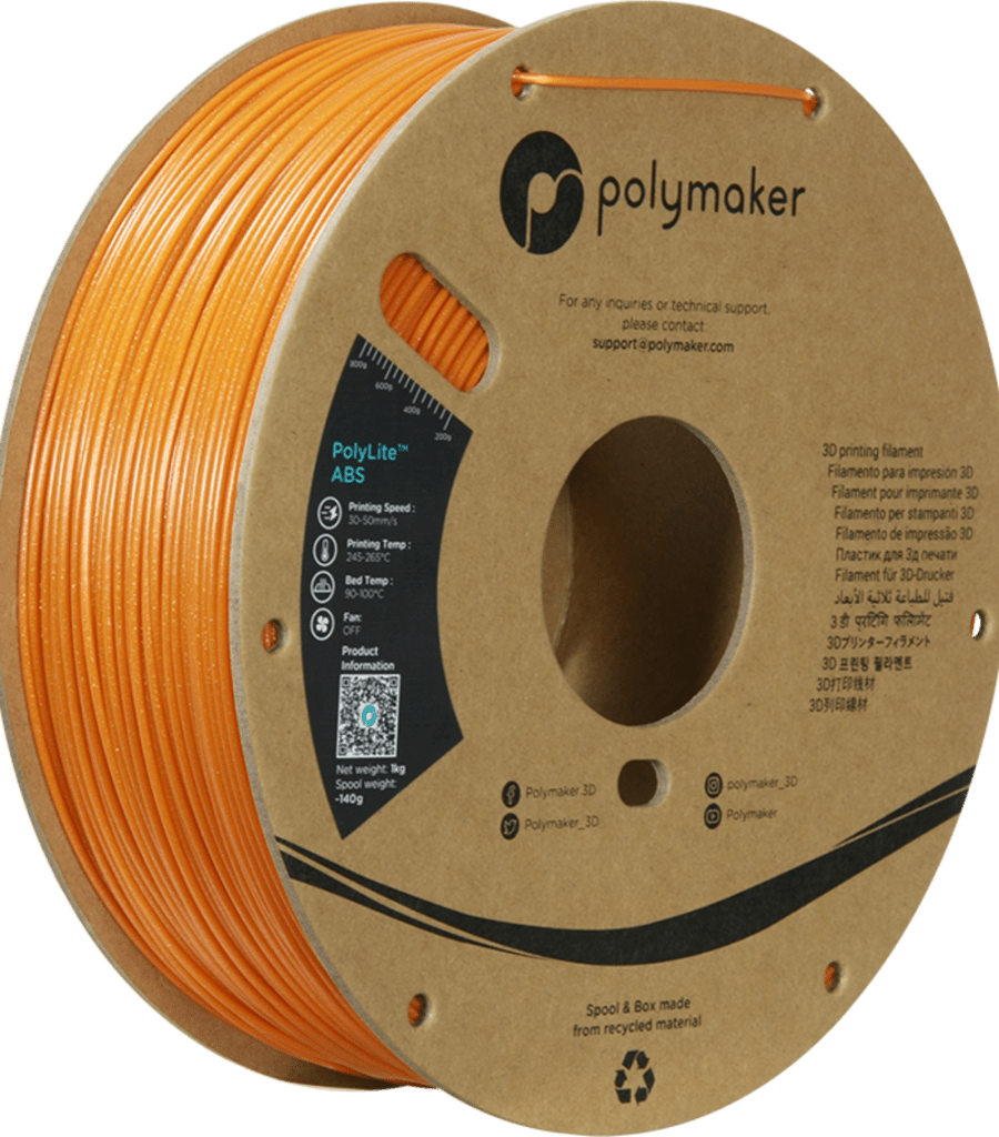 Polymaker – PolyLite ABS Galaxy Orange – 1,75 mm – 1 kg