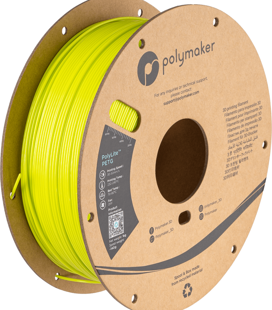 Polymaker – PolyLite PETG Lime – 1,75 mm – 1 kg